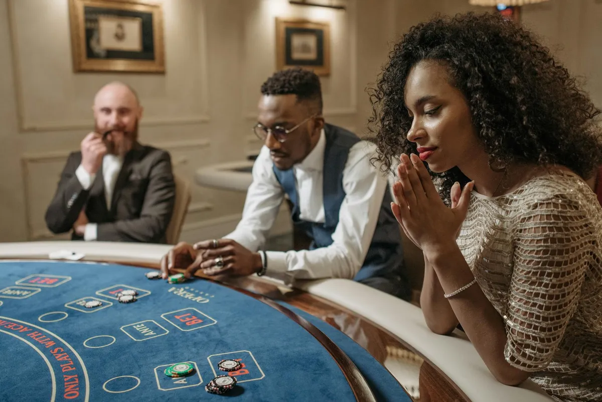 Gráfico de evolución de cuenta en casino online